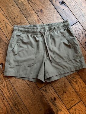 Kyodan Olive Drawstring Utility Shorts